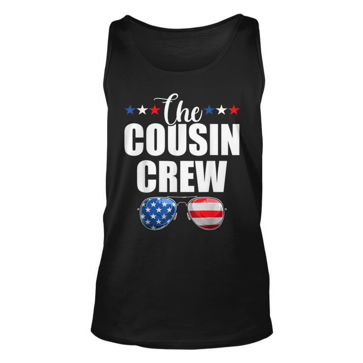 Family 4Th Of July  Matching Cousin Crew American Flag  Unisex Tank Top