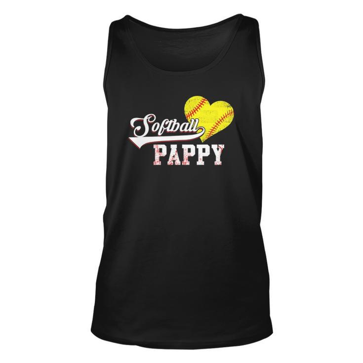Family Softball Player Gifts Softball Pappy Unisex Tank Top