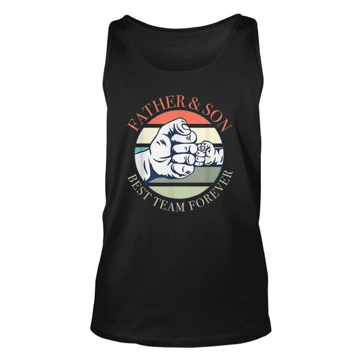 Father And Son - Best Team Forever Big Love Best Dad Unisex Tank Top