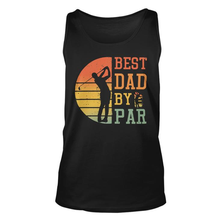 Father Grandpa Best Dad By Paridea For Cool Golfer454 Family Dad Unisex Tank Top