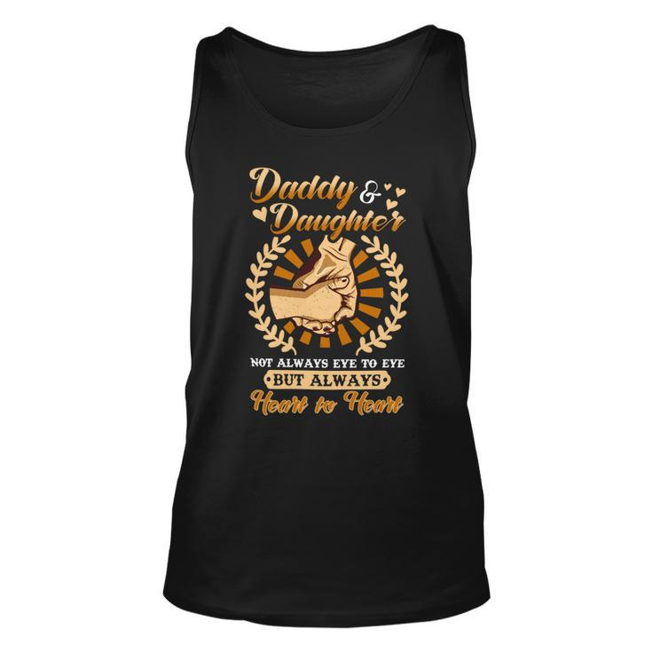 Father Grandpa Daddy And Daughter But Always Heart To Heart 103 Family Dad Unisex Tank Top