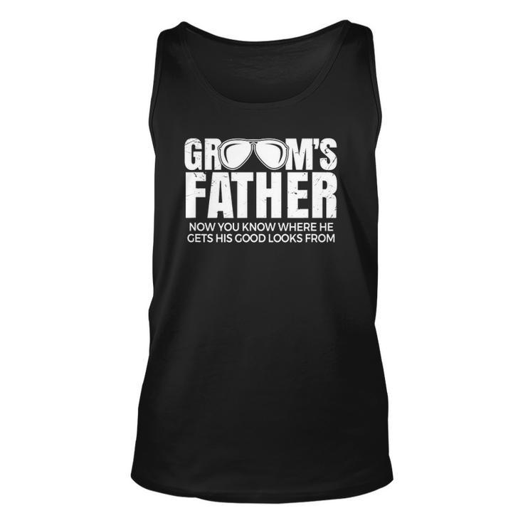 Father Of The Groom  Wedding Costume Grooms Father Unisex Tank Top