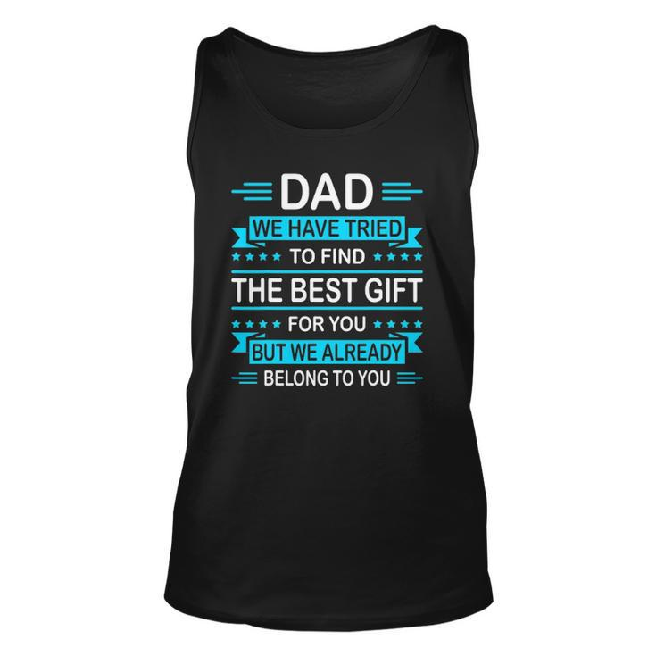 Mens Fathers Day For Daddy Papa From Daughter Son Wife Tank Top