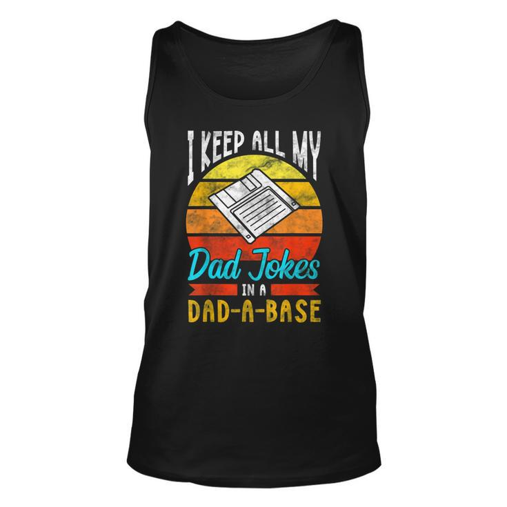 Fathers Day  For Dad Jokes Funny Dad  For Men  Unisex Tank Top