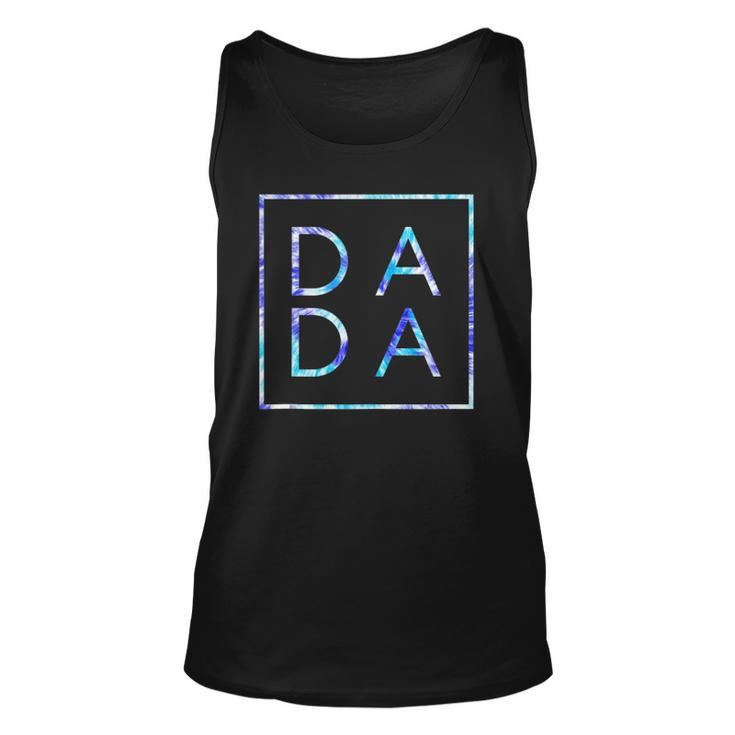 Fathers Day For New Dad Dada Him - Coloful Tie Dye Dada  Unisex Tank Top