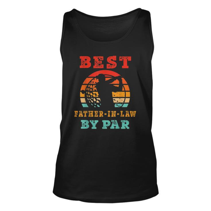 Mens For Fathers Day Tee Best Father-In-Law By Par Golfing Tank Top