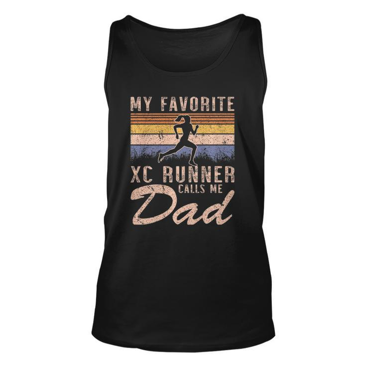 My Favorite Cross Country Runner Calls Me Dad Running Girl Tank Top
