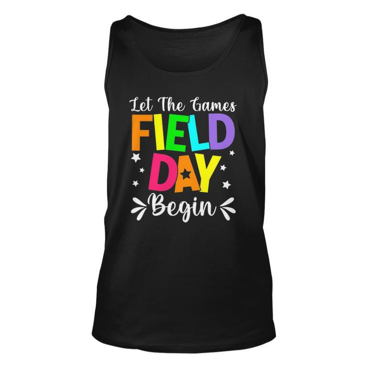 Field Day Let The Games Begin Kids Boys Girls Teacher Unisex Tank Top