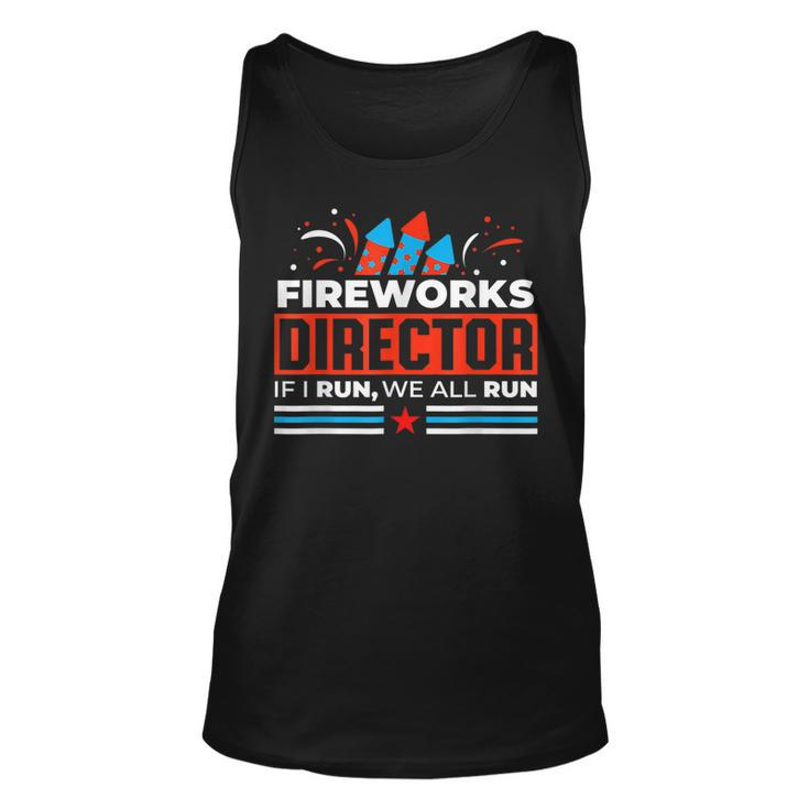 Fireworks Director  4Th Of July Celebration Gift  Unisex Tank Top