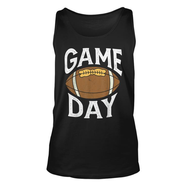 Football Player Vintage Game Day  Unisex Tank Top