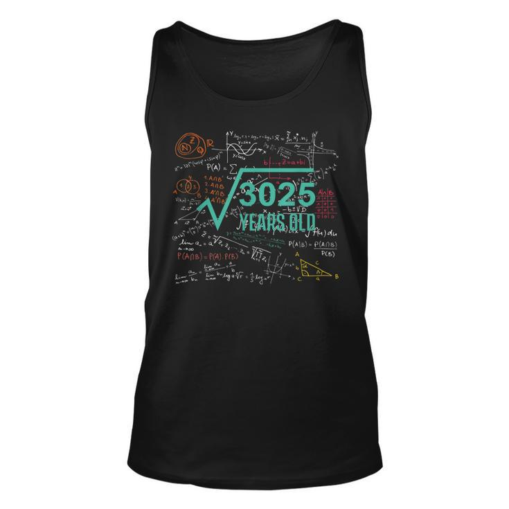 Formulas Root 3025 55Th Fifty Five Birthday Unisex Tank Top