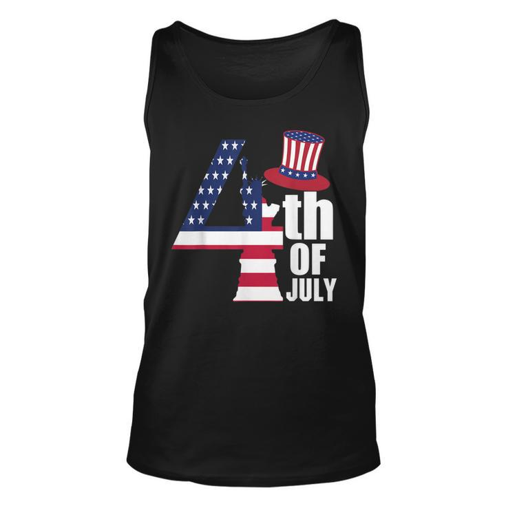 Fourth Of July United States Of America Us Flag 4Th Of July  Unisex Tank Top