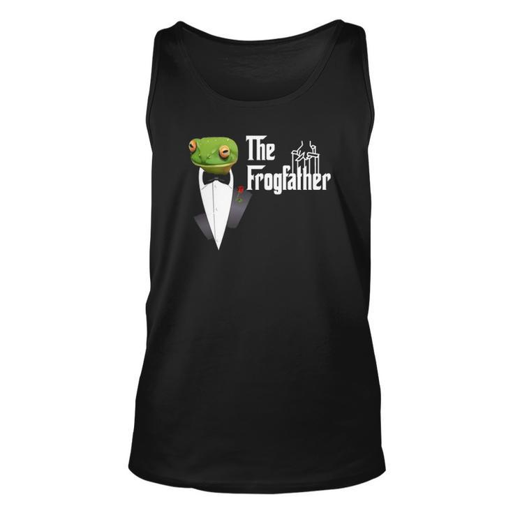 Frog Father Or Frogfather For Frogs Fan Frog Lovers Unisex Tank Top