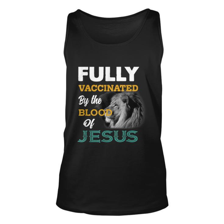 Fully Vaccinated By The Blood Of Jesus  V2 Unisex Tank Top