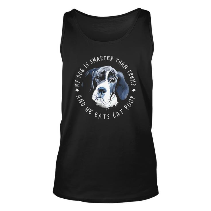 Funny Anti Trump  For Dog Lovers Unisex Tank Top