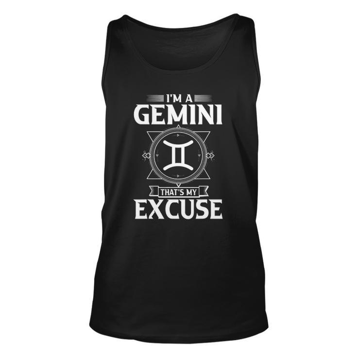 Funny Astrology May June Birthday Gifts Gemini Zodiac Sign Unisex Tank Top