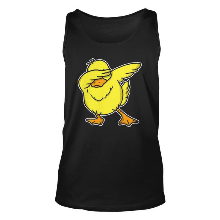 Funny Dabbing Duck Dab Dance Cool Duckling Lover Gift Unisex Tank Top