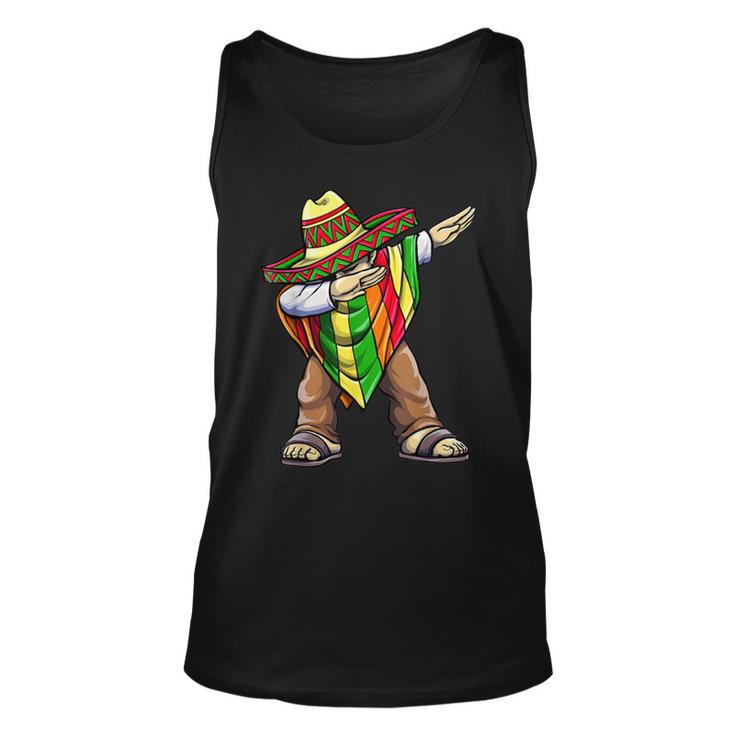 Funny Dabbing Taco Cinco De May Mexican Food V2 Unisex Tank Top