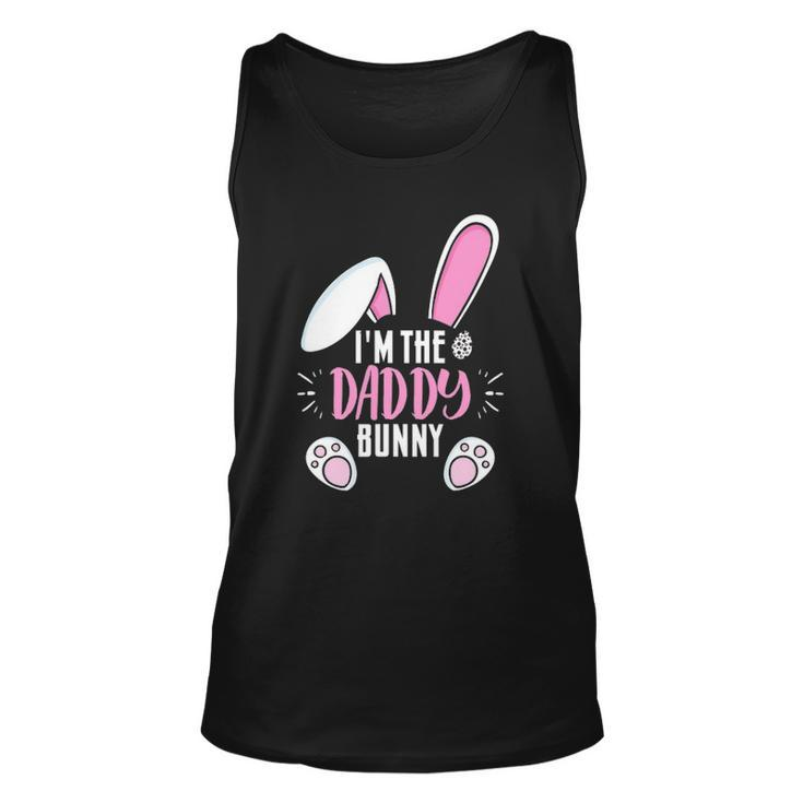 Funny Easter Im Daddy Bunny For Dads Family Group Unisex Tank Top