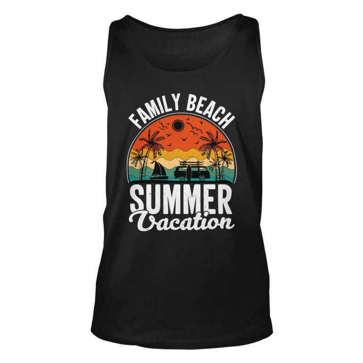 Funny Enjoy The Summer Family Beach Summer Vacation Unisex Tank Top
