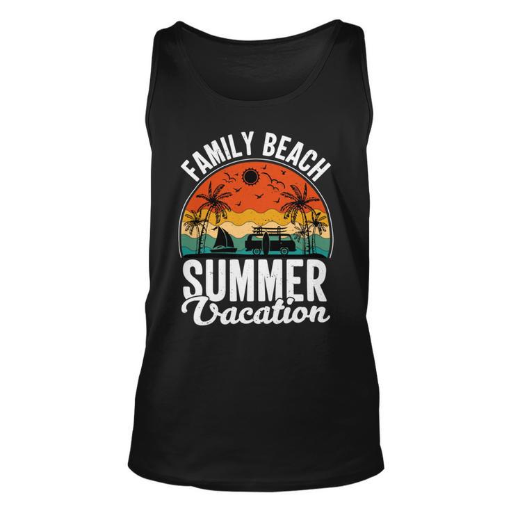 Funny  Enjoy The Summer Family Beach Summer Vacation  Unisex Tank Top