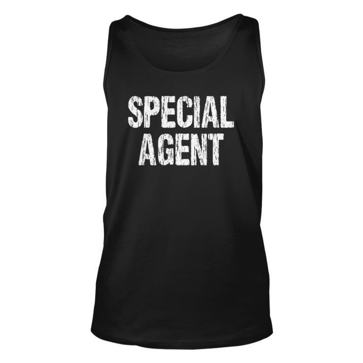 Funny Fathers Day Gift Special Agent Hero Unisex Tank Top