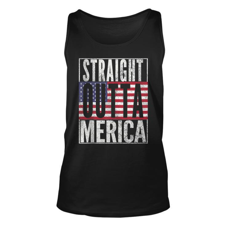 Funny Fourth Of July Gift July 4Th Merica Usa Flag Dad Joke  Unisex Tank Top