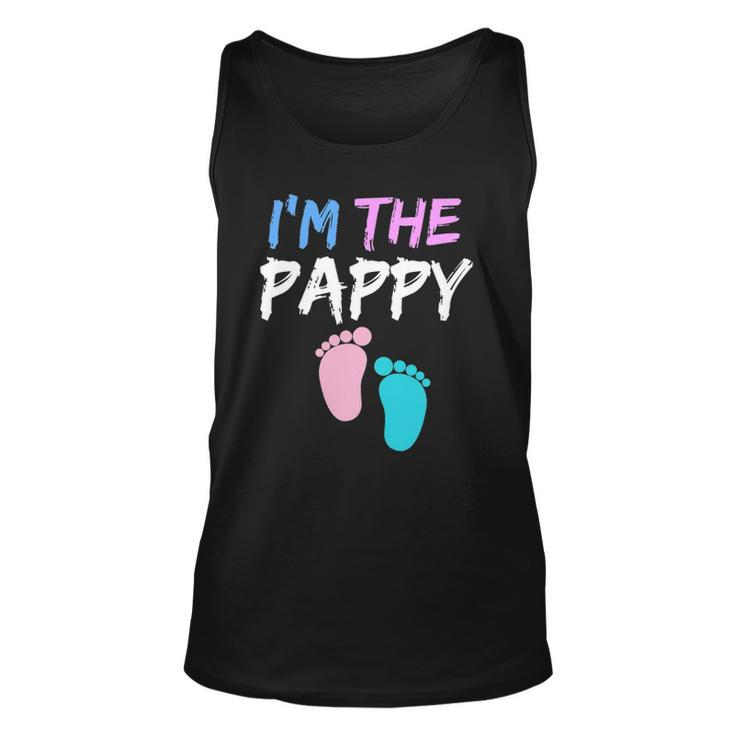 Funny Gender Reveal Clothing For Dad Im The Pappy Unisex Tank Top