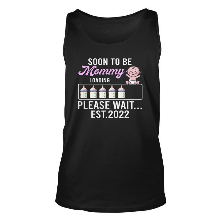 Funny New Mom  Pregnancy Announcement Soon To Be Mommy Unisex Tank Top