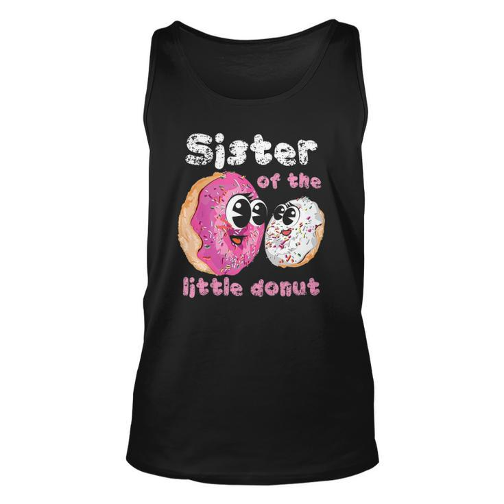 Funny Sister Donut Gift Pregnancy Announcement Women Girls  Unisex Tank Top