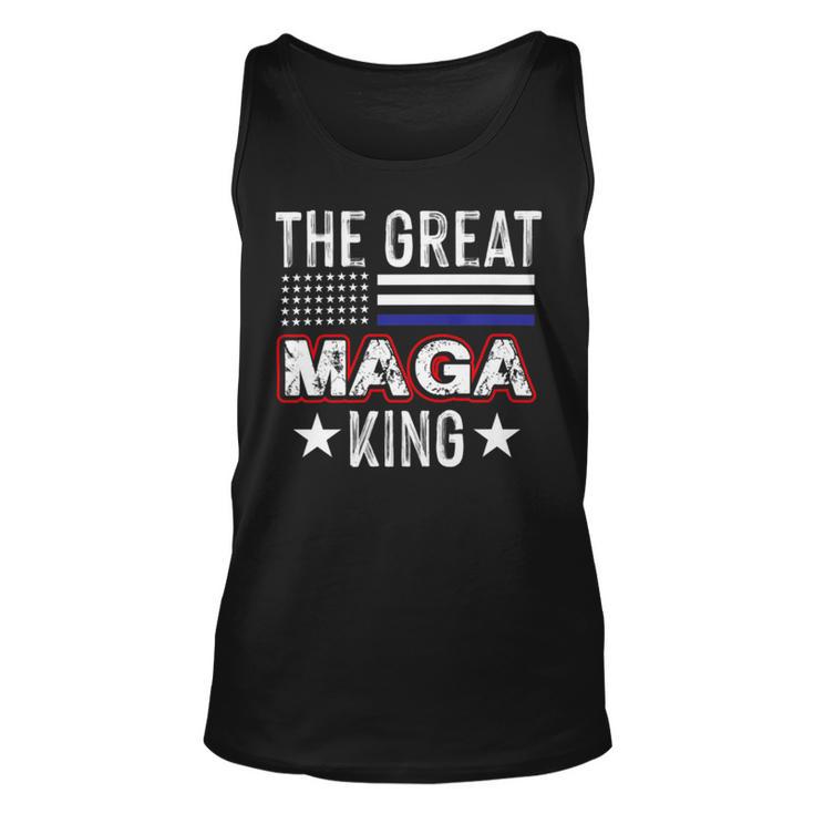 Funny The Great Maga King Trump 2022 Amp 2024   Unisex Tank Top