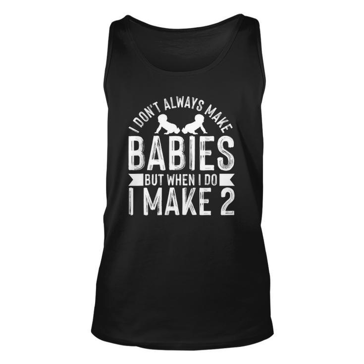 Funny Twins Dad Fathers Day - Twin Daddy Unisex Tank Top