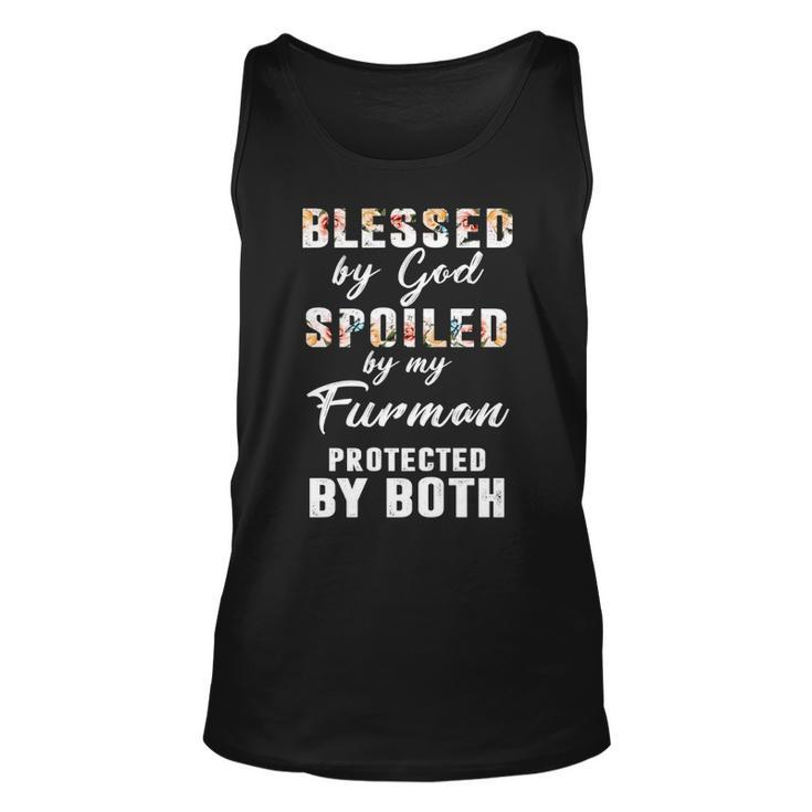 Furman Name Gift   Blessed By God Spoiled By My Furman Unisex Tank Top
