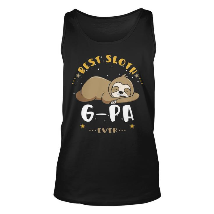G Pa Grandpa Gift   Best Sloth G Pa Ever Unisex Tank Top