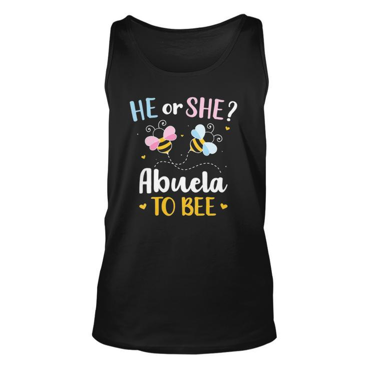 Womens Gender Reveal He Or She Abuela Matching Baby Party Tank Top