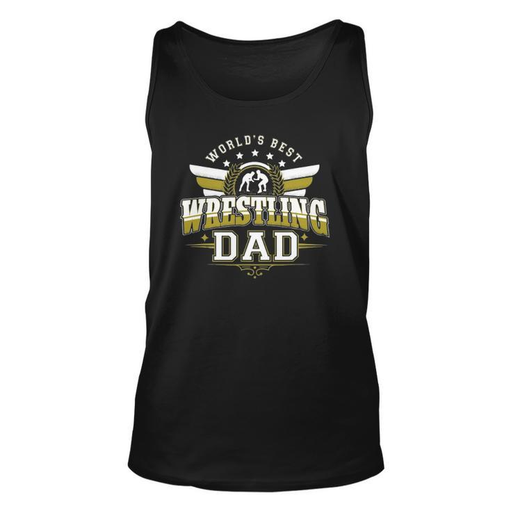 Gifts For Men Worlds Best Freestyle Wrestling Dad Unisex Tank Top