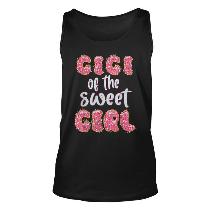 Gigi Of The Sweet Girl Donut Birthday Party Outfit Family  Unisex Tank Top