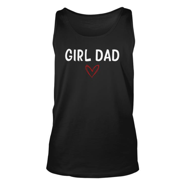 Girl Dad Fathers Day From Daughter Baby Girl Unisex Tank Top