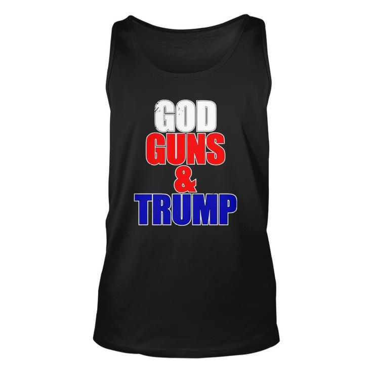 God Gun & Trump Vintage Christian Unisex Tank Top