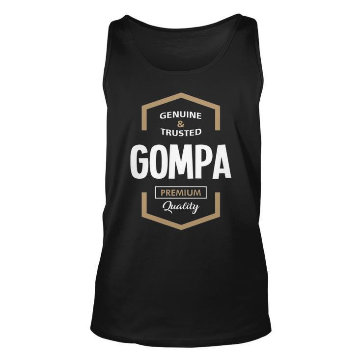 Gompa Grandpa Gift   Genuine Trusted Gompa Premium Quality Unisex Tank Top