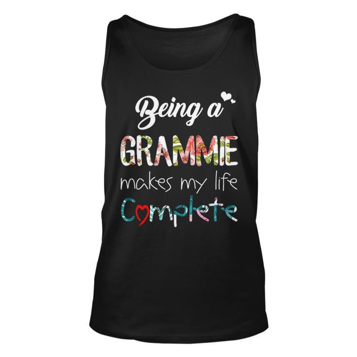 Grammie Grandma Gift   Being A Grammie Makes My Life Complete Unisex Tank Top