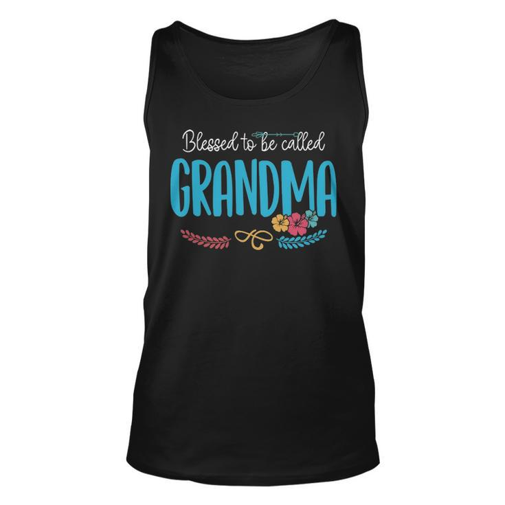 Grandma Gift   Blessed To Be Called Grandma Unisex Tank Top