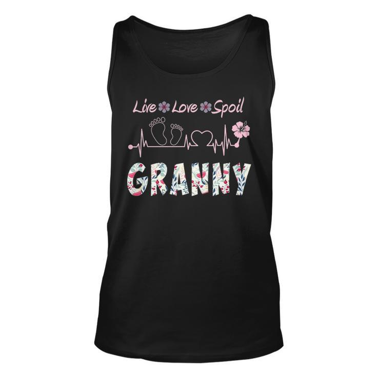 Granny Grandma Gift   Granny Live Love Spoil Unisex Tank Top