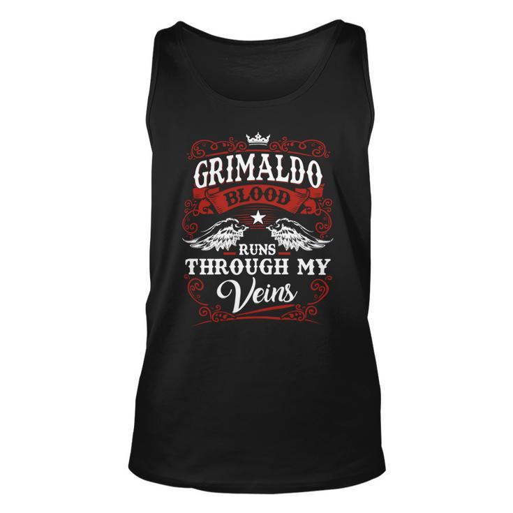 Grimaldo Name Shirt Grimaldo Family Name Unisex Tank Top
