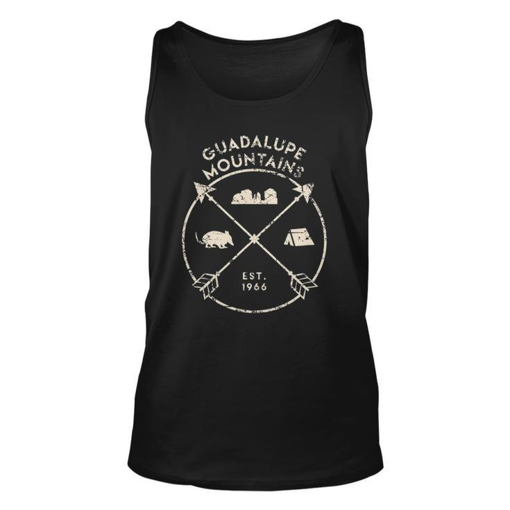Guadalupe Mountains National Park  Camping Texas Gift Unisex Tank Top