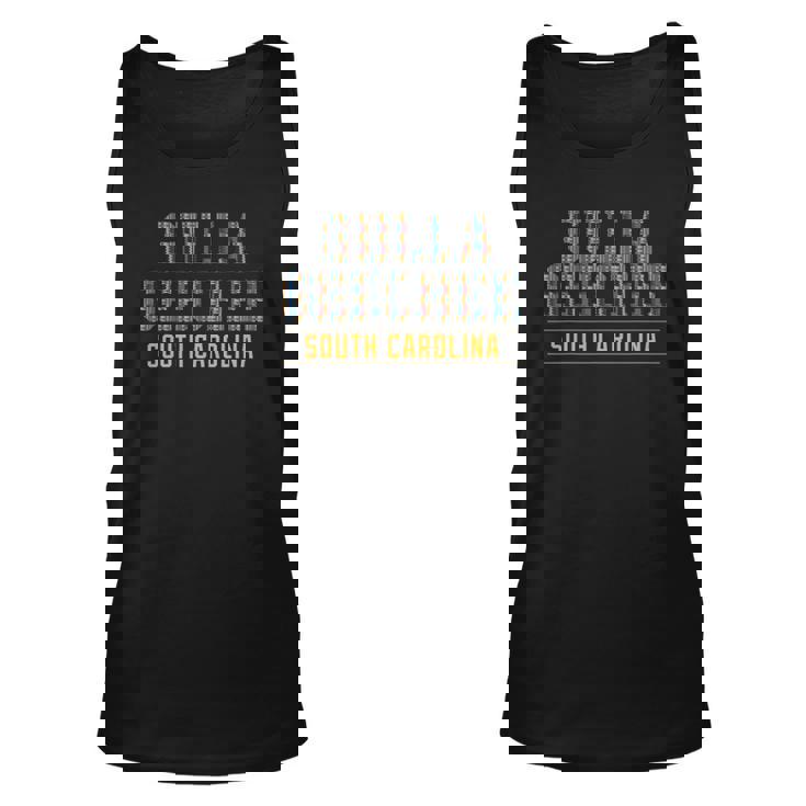 Gulla Geechee Culture South Carolina African Kente Pattern Unisex Tank Top