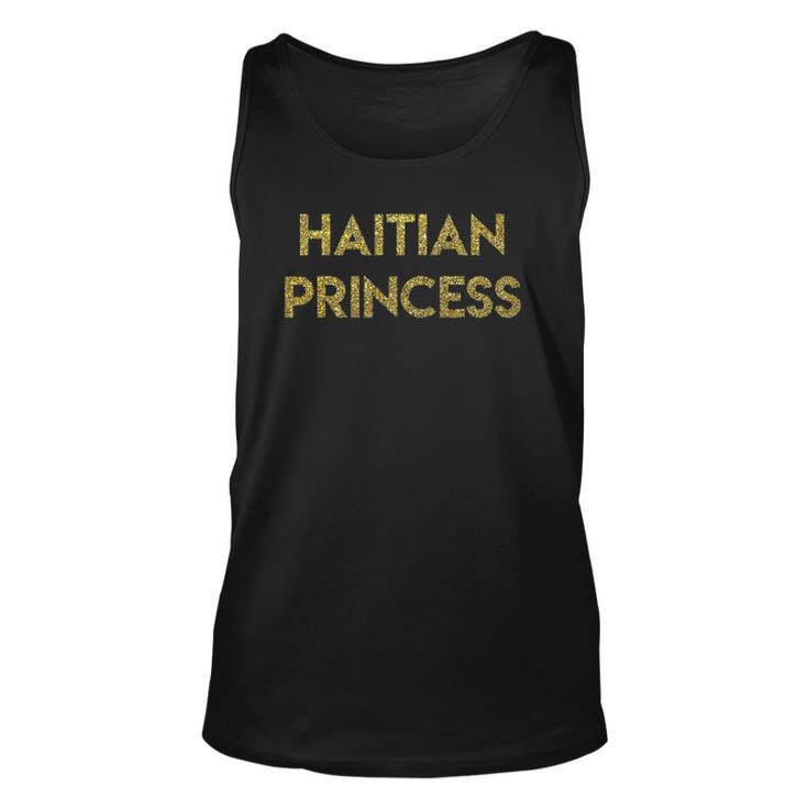 Haitian Pride Gold - Haitian Princess Unisex Tank Top