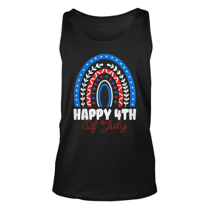 Happy 4Th Of July Celebration 4Th Of July Rainbow  Unisex Tank Top