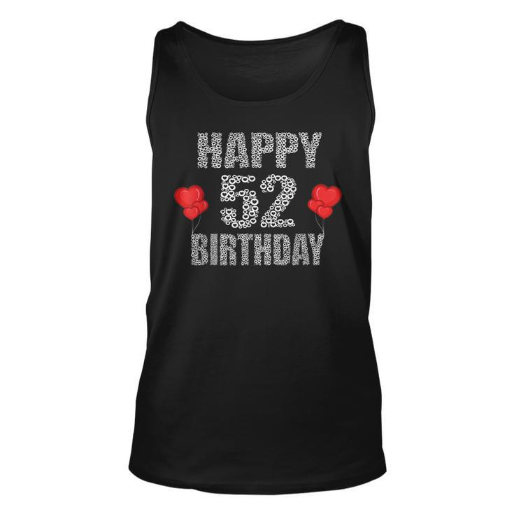 Happy 52Nd Birthday Idea For Mom And Dad 52 Years Old  Unisex Tank Top