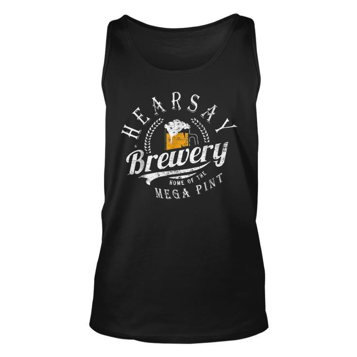 Hearsay Brewing Co Home Of The Mega Pint That’S Hearsay  V2 Unisex Tank Top